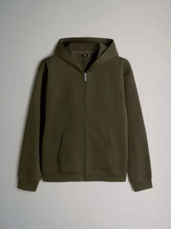 The Set 3 Pack Zip Through Hooded Sweatshirt Black/Grey/Green