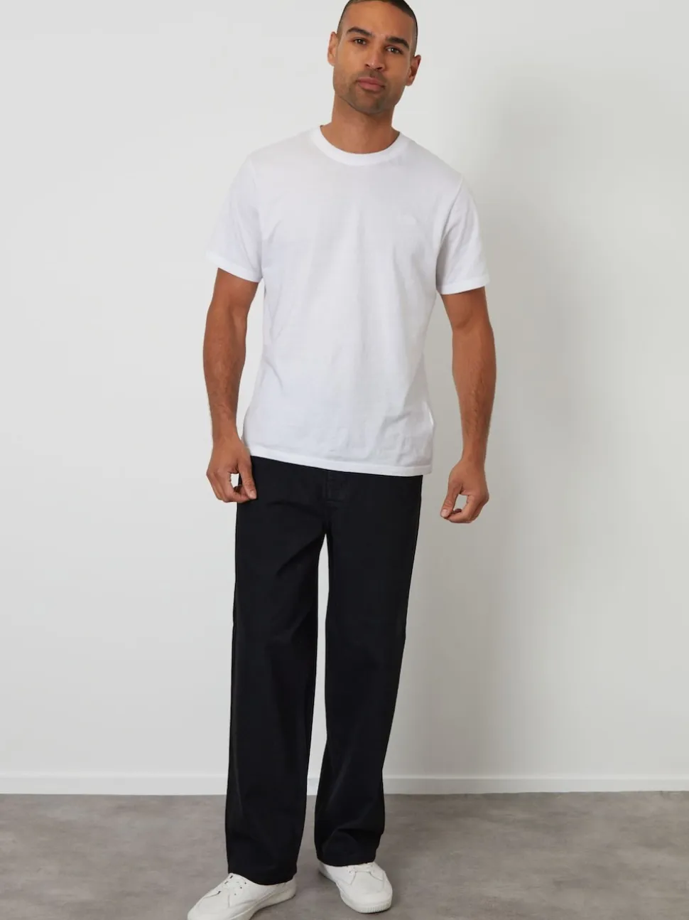 Threadbare Black Baggy Fit Jeans