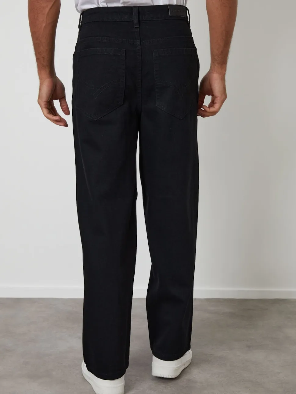 Threadbare Black Baggy Fit Jeans