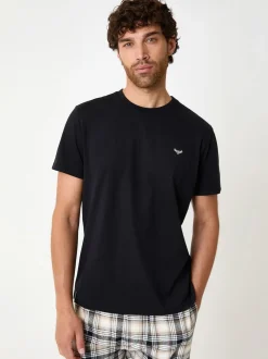 Threadbare Black Check Pyjamas Set
