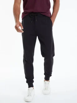 Threadbare Black Cotton Blend Joggers