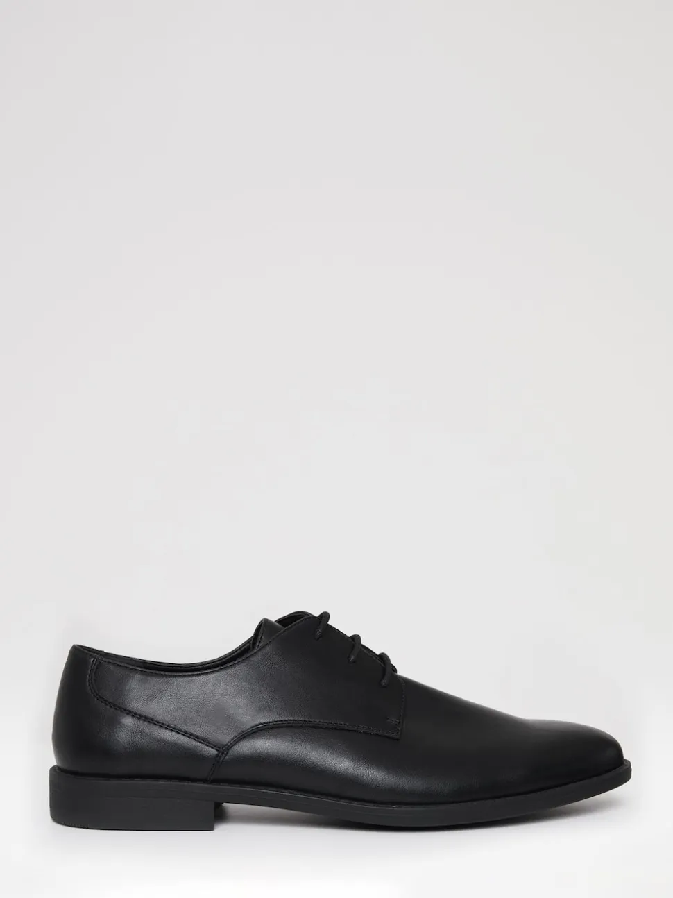 Threadbare Black Derby Shoes
