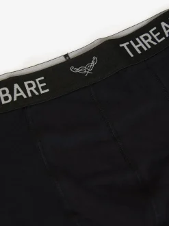 Threadbare Black Hipster Fit Boxer Shorts (7 Pack)