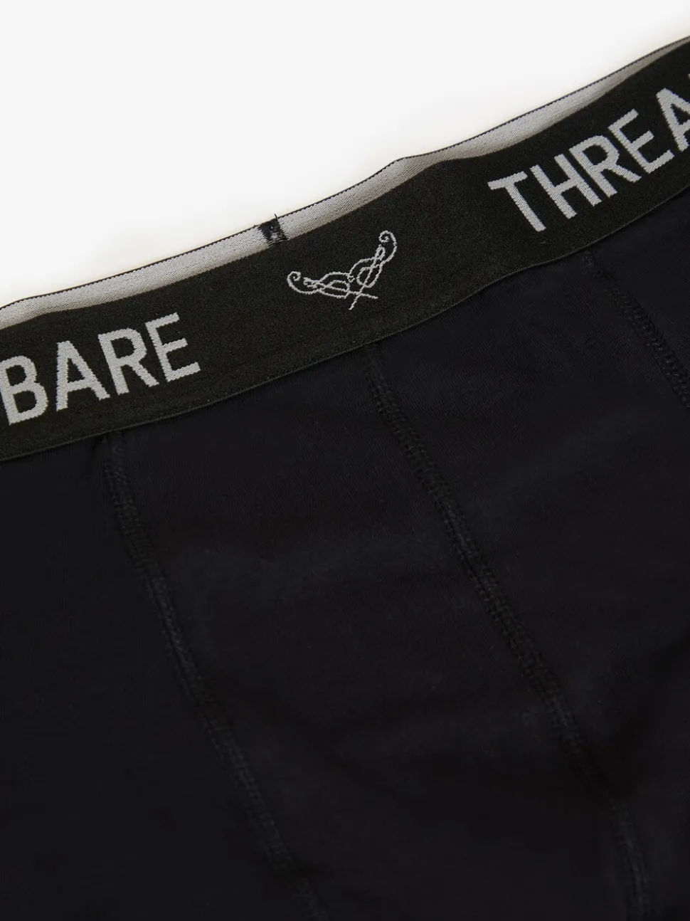 Threadbare Black Hipster Fit Boxer Shorts (7 Pack)