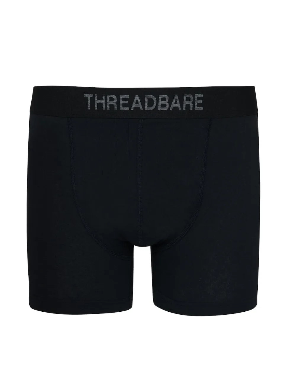 Threadbare Black Hipster Fit Boxer Shorts (5 Pack)