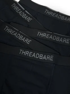 Threadbare Black Hipster Fit Boxer Shorts (5 Pack)