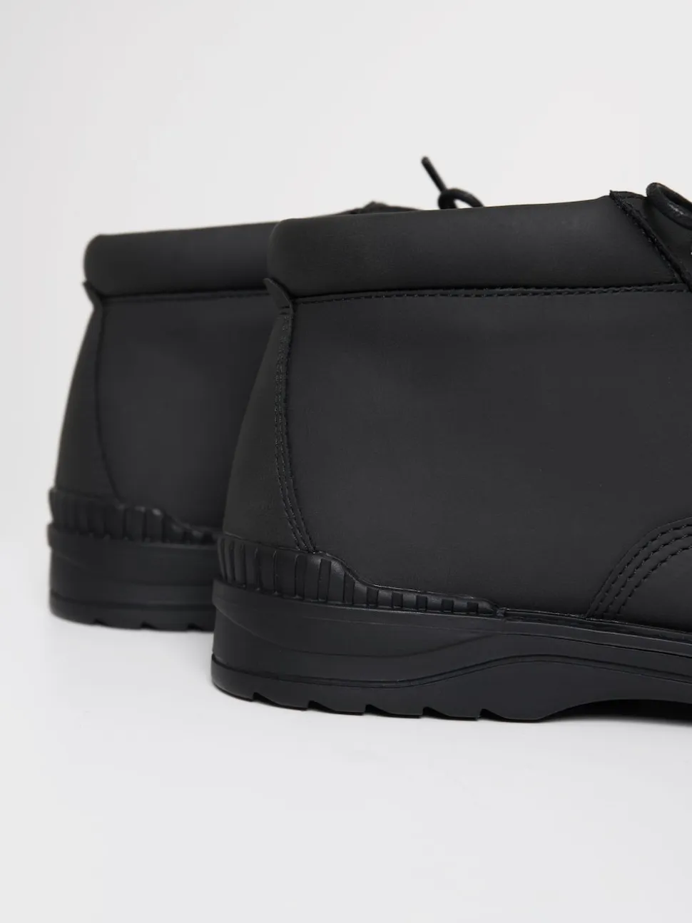 Threadbare Black Lace-Up Boots