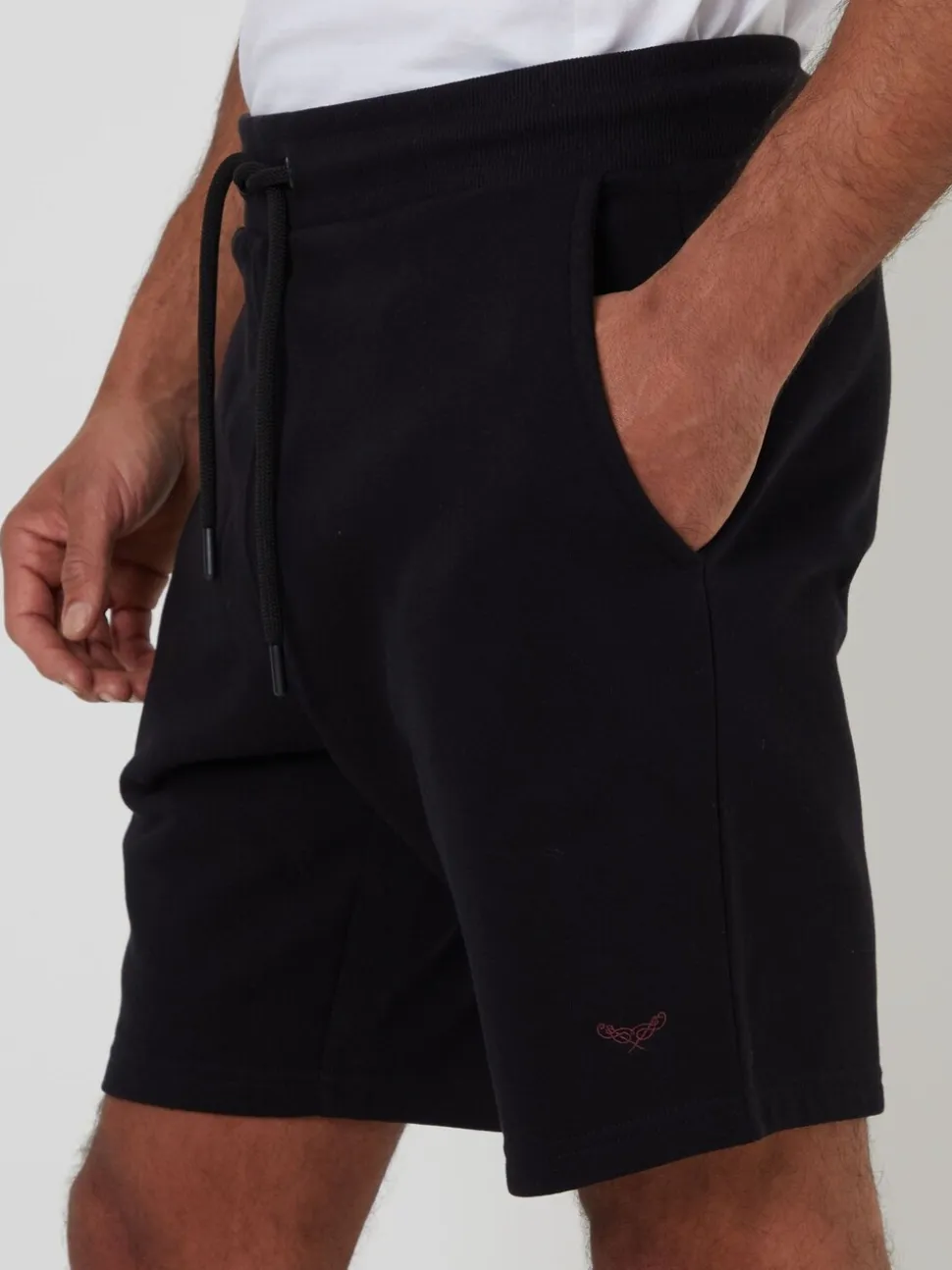 Threadbare Black/ Navy/ Khaki Assorted Sweat Shorts 3 Pack