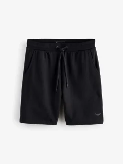 Threadbare Black/ Navy Sweat Shorts 2 Pack