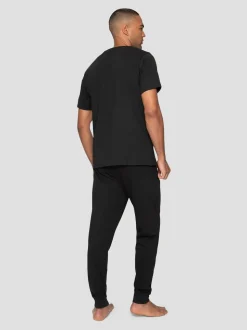 Threadbare Black Pyjamas Set