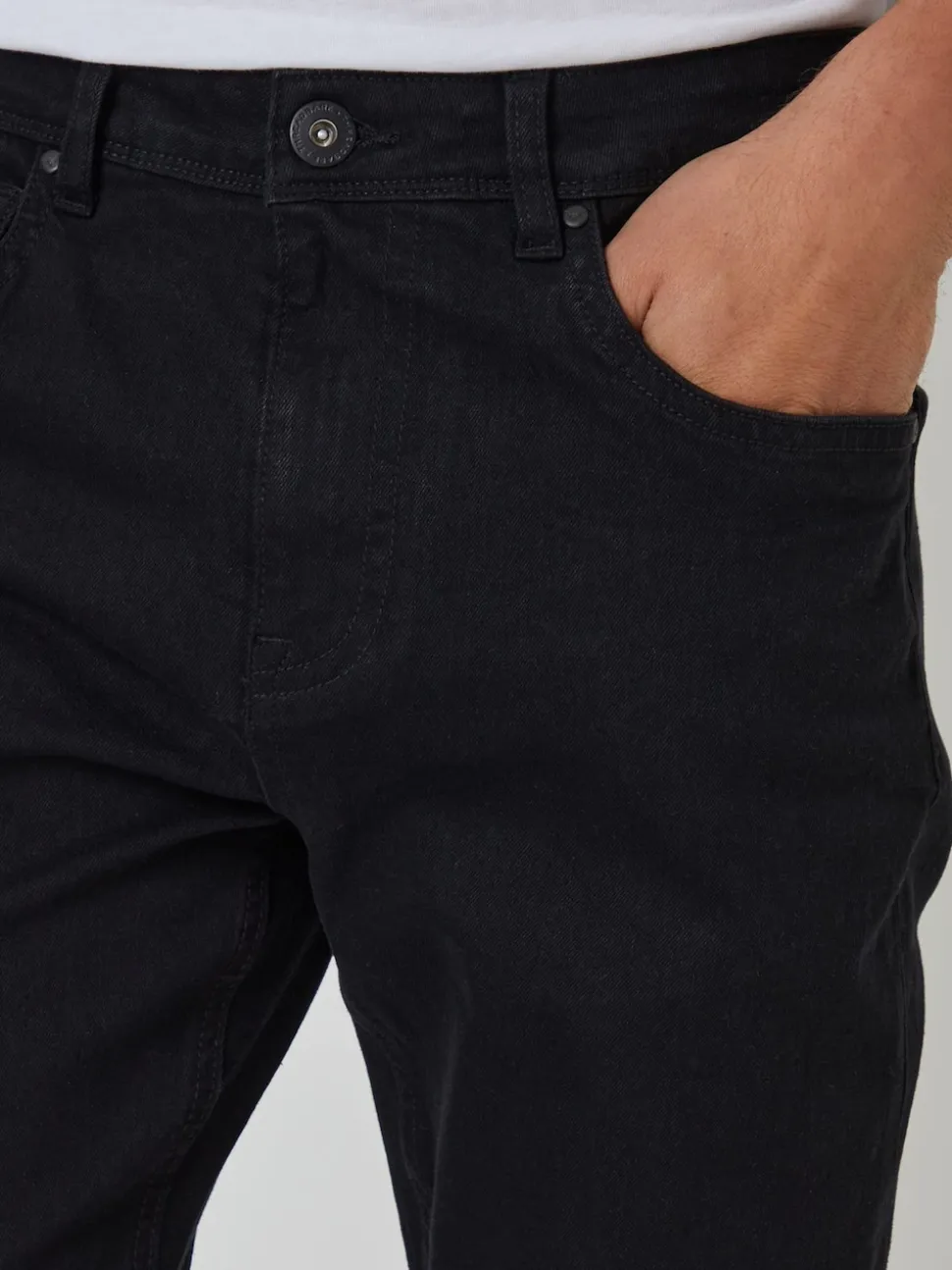 Threadbare Black Slim Fit Jeans With Stretch