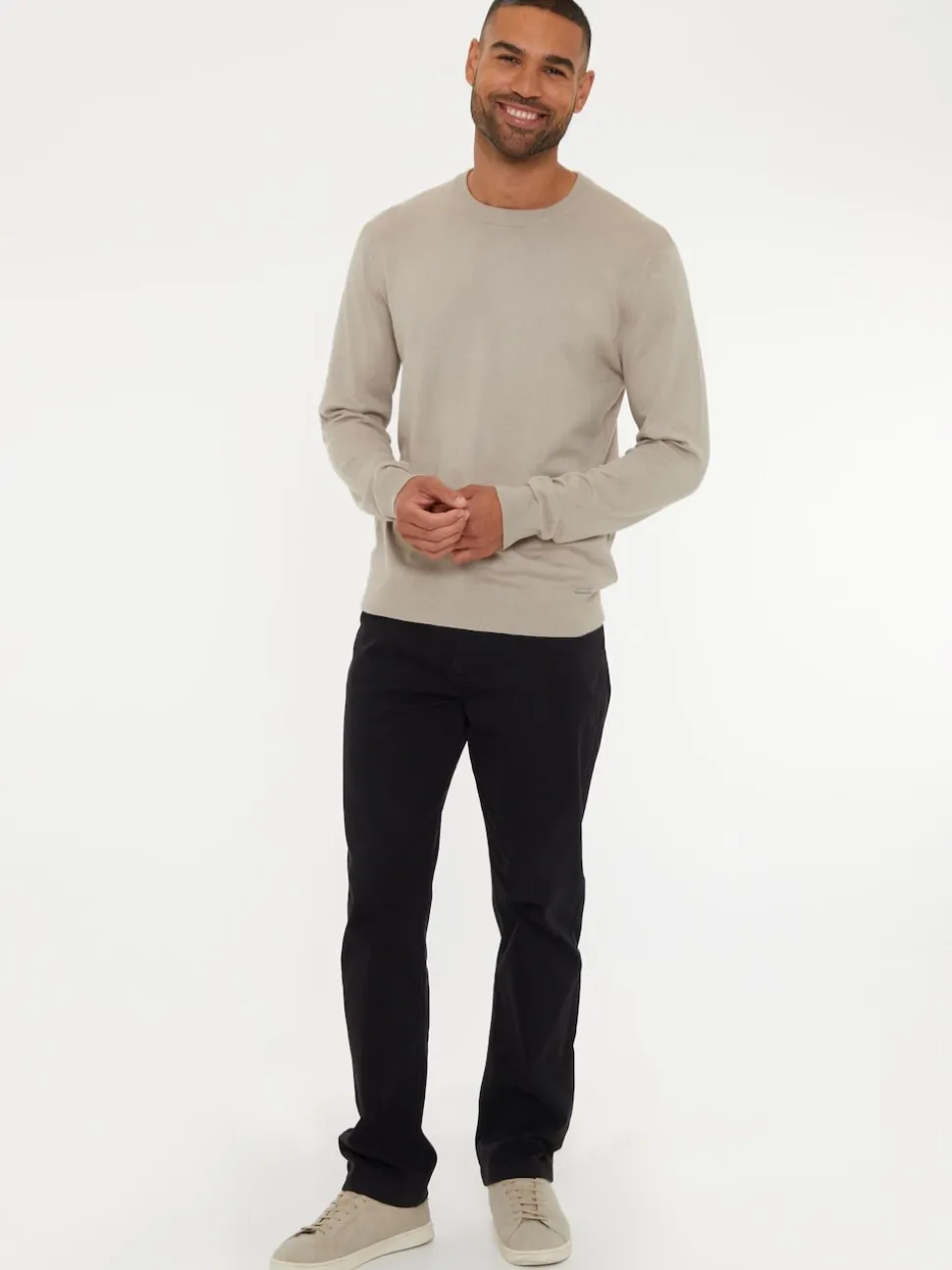 Threadbare Black Straight Leg Jeans With Stretch
