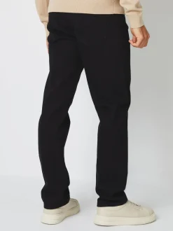 Threadbare Black Straight Fit Jeans With Stretch