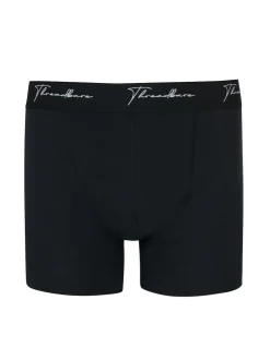 Threadbare Black/Grey/Charcoal Hipster Fit Boxer Shorts 3 Pack