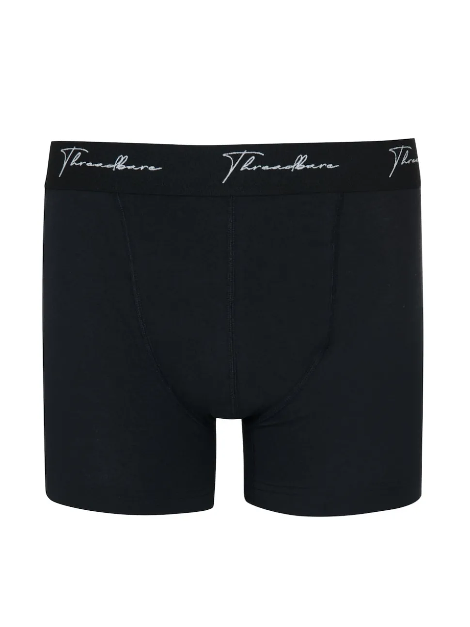 Threadbare Black/Grey/Charcoal Hipster Fit Boxer Shorts 3 Pack