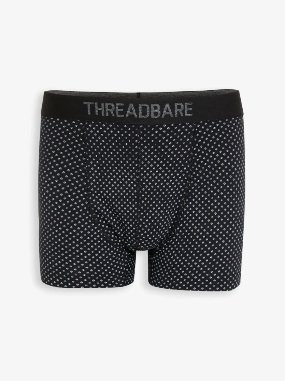 Threadbare Black/Grey/White Hipster Fit Boxer Shorts (5 Pack)