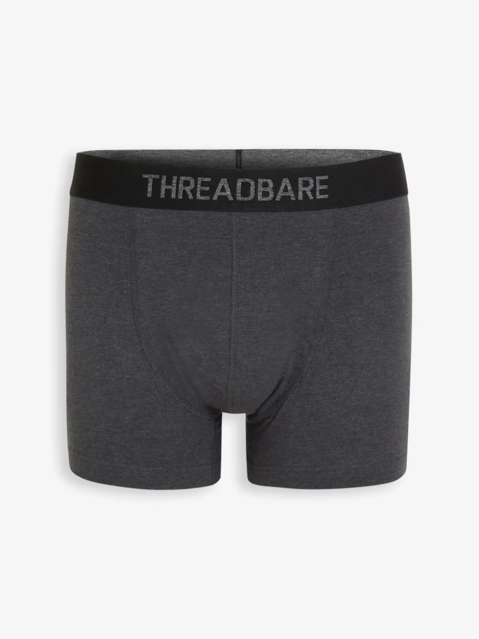 Threadbare Black/Grey/White Hipster Fit Boxer Shorts (5 Pack)