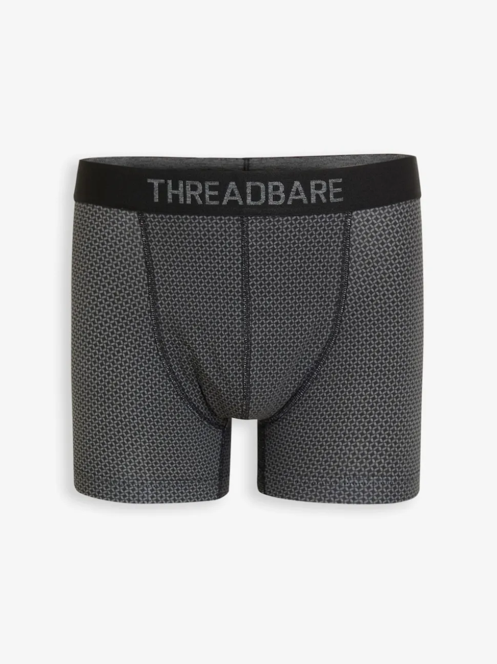 Threadbare Black/Grey/White Hipster Fit Boxer Shorts (5 Pack)