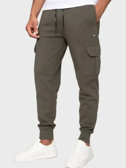 Threadbare Black/Khaki Cargo Style Joggers 2 Pack