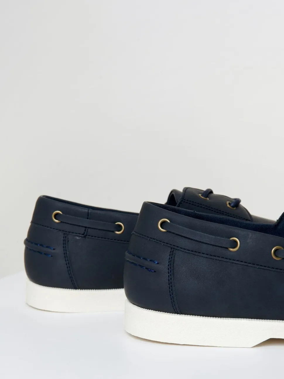 Threadbare Blue Faux Suede Boat Shoes