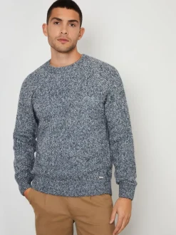 Threadbare Blue Raglan Sleeve Crew Neck Jumper