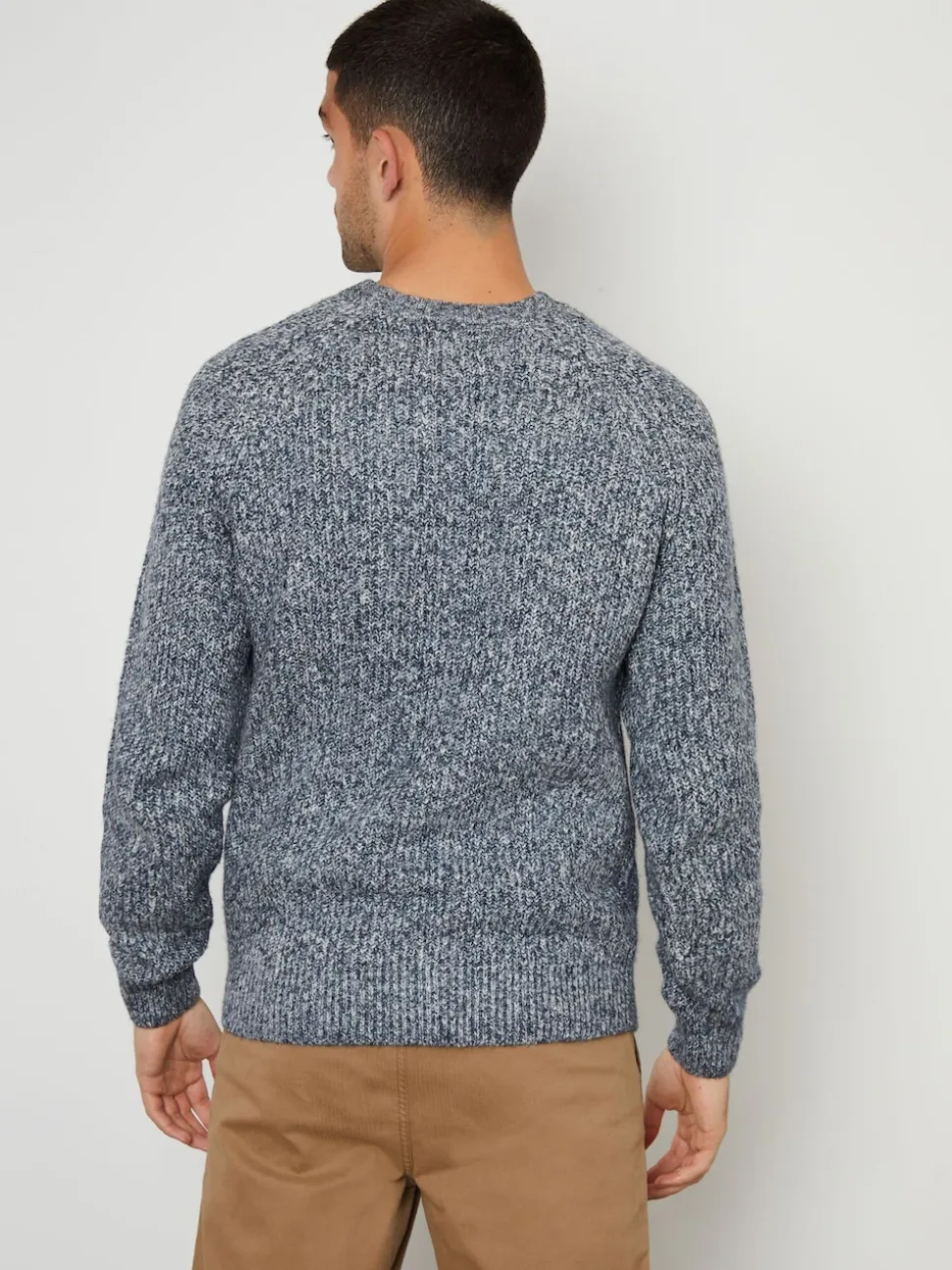 Threadbare Blue Raglan Sleeve Crew Neck Jumper