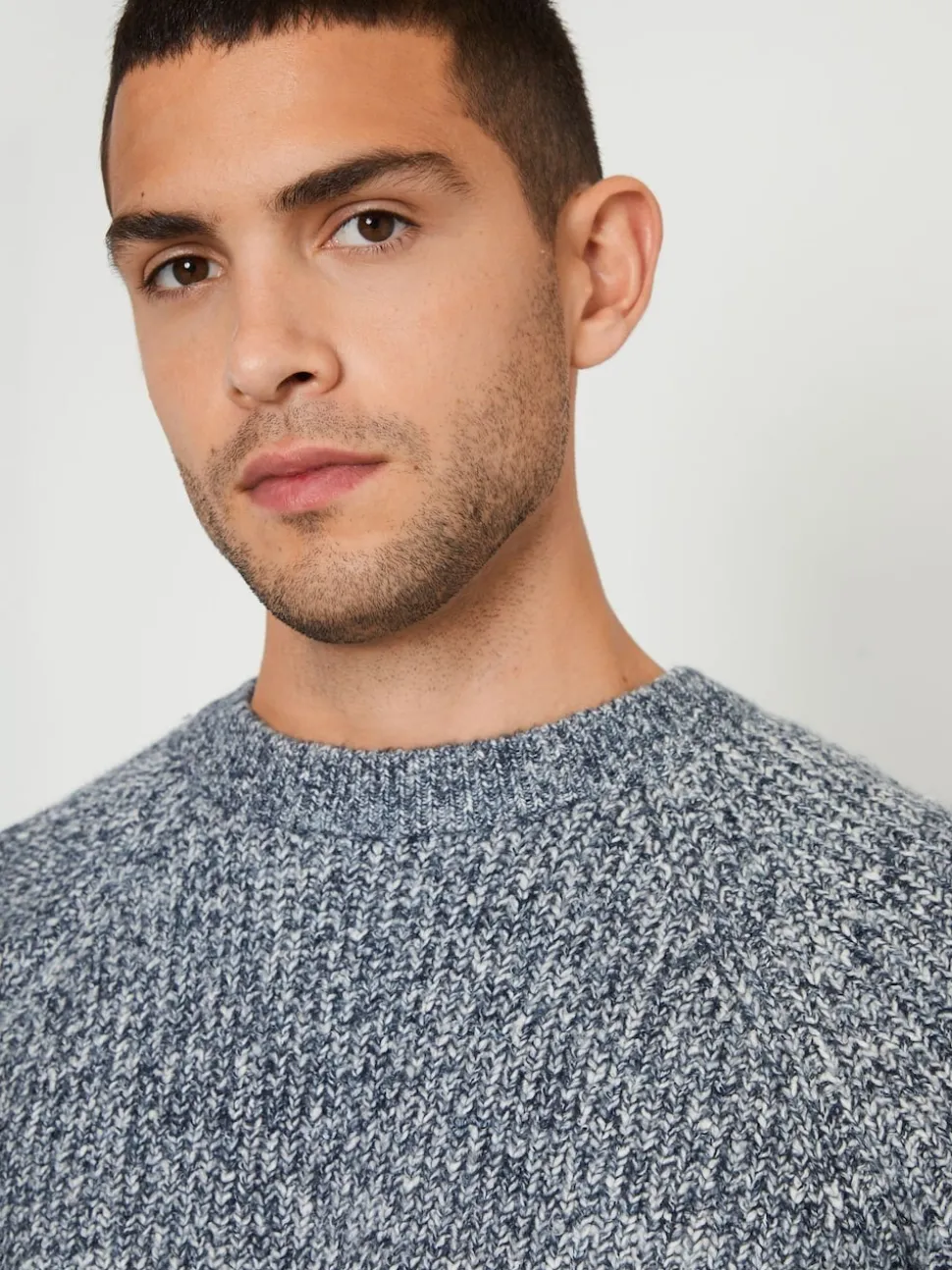 Threadbare Blue Raglan Sleeve Crew Neck Jumper