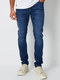 Threadbare Blue Skinny Fit Jeans With Stretch