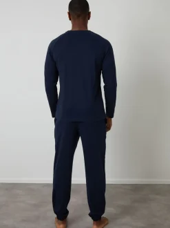Threadbare Blue Sweatshirts & Joggers Lounge 2 Piece Set