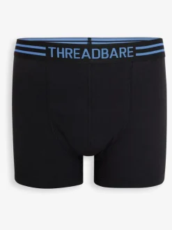 Threadbare Blue/Green/Red Hipster Fit Boxer Shorts 3 Pack