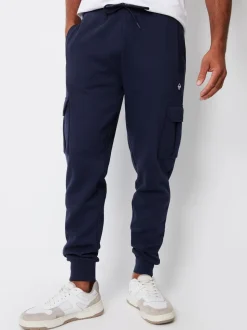 Threadbare Blue/Grey Cargo Style Joggers 2 Pack
