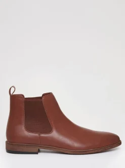Threadbare Brown Chelsea Boots