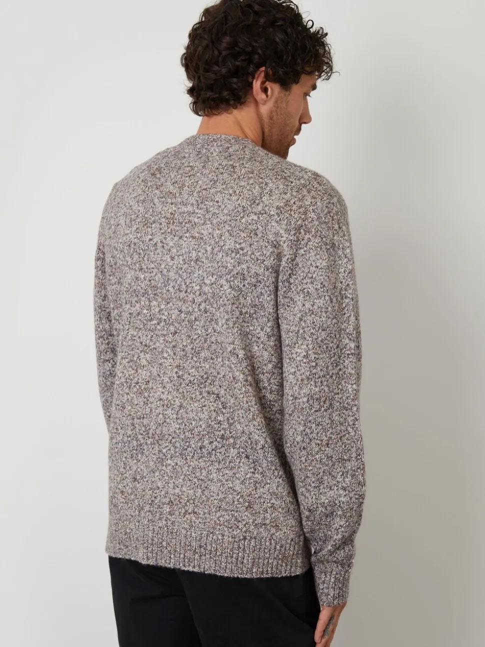 Threadbare Brown Knitted Button Up Cardigan