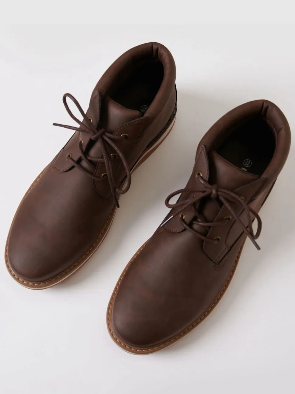 Threadbare Brown Lace-Up Boots