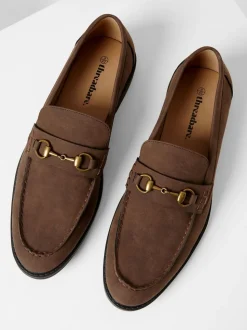 Threadbare Brown Snaffle Loafers