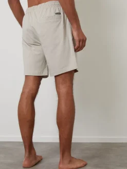 Threadbare Cream/Blue Lounge Shorts 2 Pack