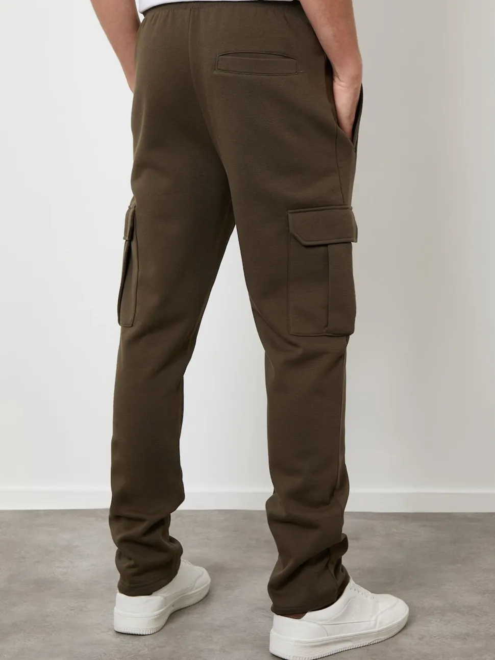 Threadbare Green Cargo Joggers