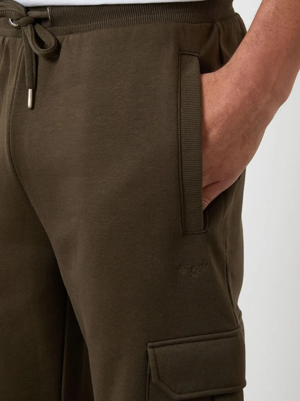 Threadbare Green Cargo Joggers