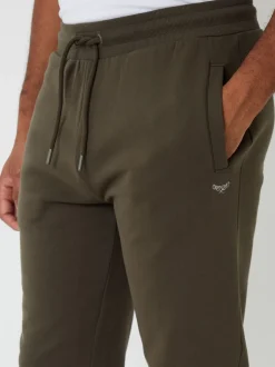 Threadbare Green Cotton Blend Joggers