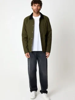 Threadbare Green Twill Lightweight Jacket