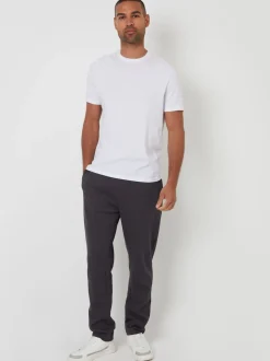 Threadbare Grey Black Straight Leg Joggers