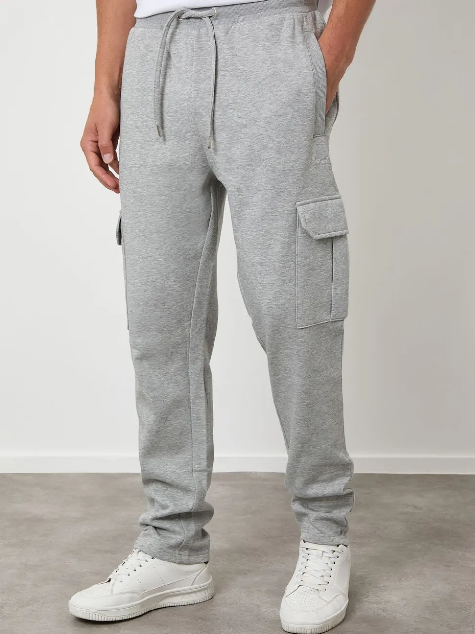 Threadbare Grey Cargo Joggers