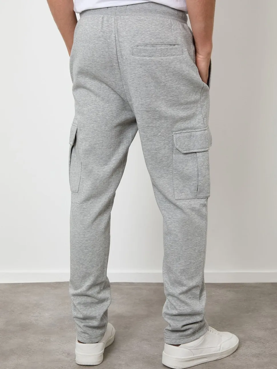 Threadbare Grey Cargo Joggers