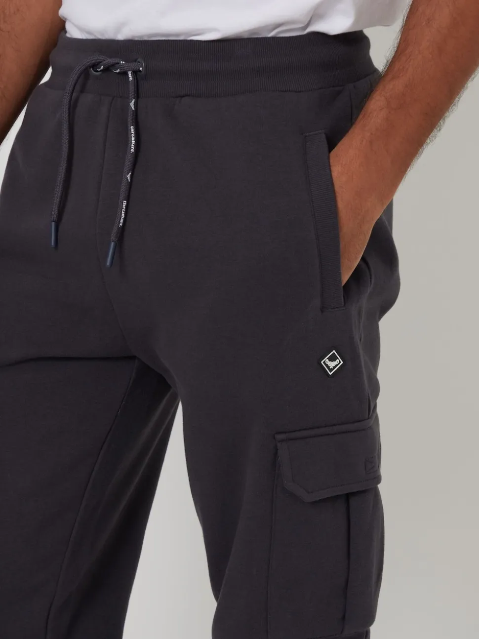 Threadbare Grey Cargo Style Joggers