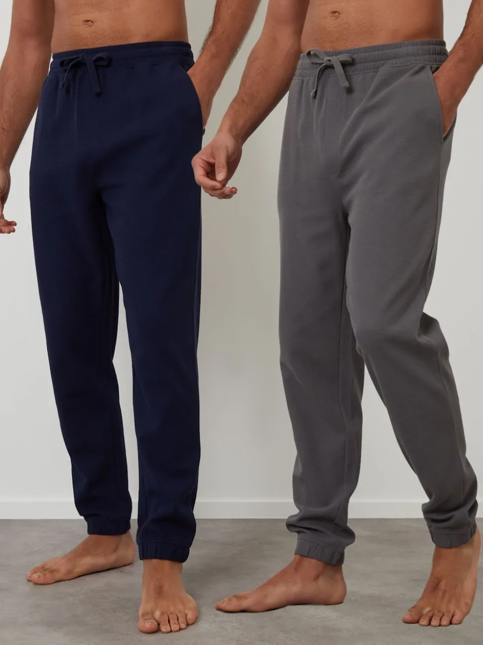 Threadbare Grey Cotton Lounge Joggers 2 Pack