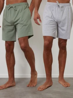 Threadbare Grey Lounge Shorts 2 Pack