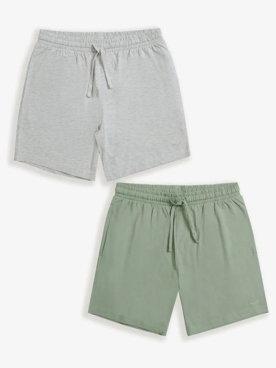 Threadbare Grey Lounge Shorts 2 Pack