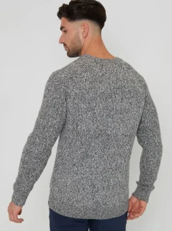 Threadbare Grey Raglan Sleeve Crew Neck Jumper