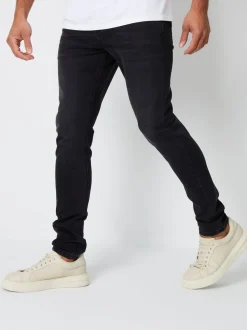 Threadbare Grey Wash Skinny Fit Jeans With Stretch