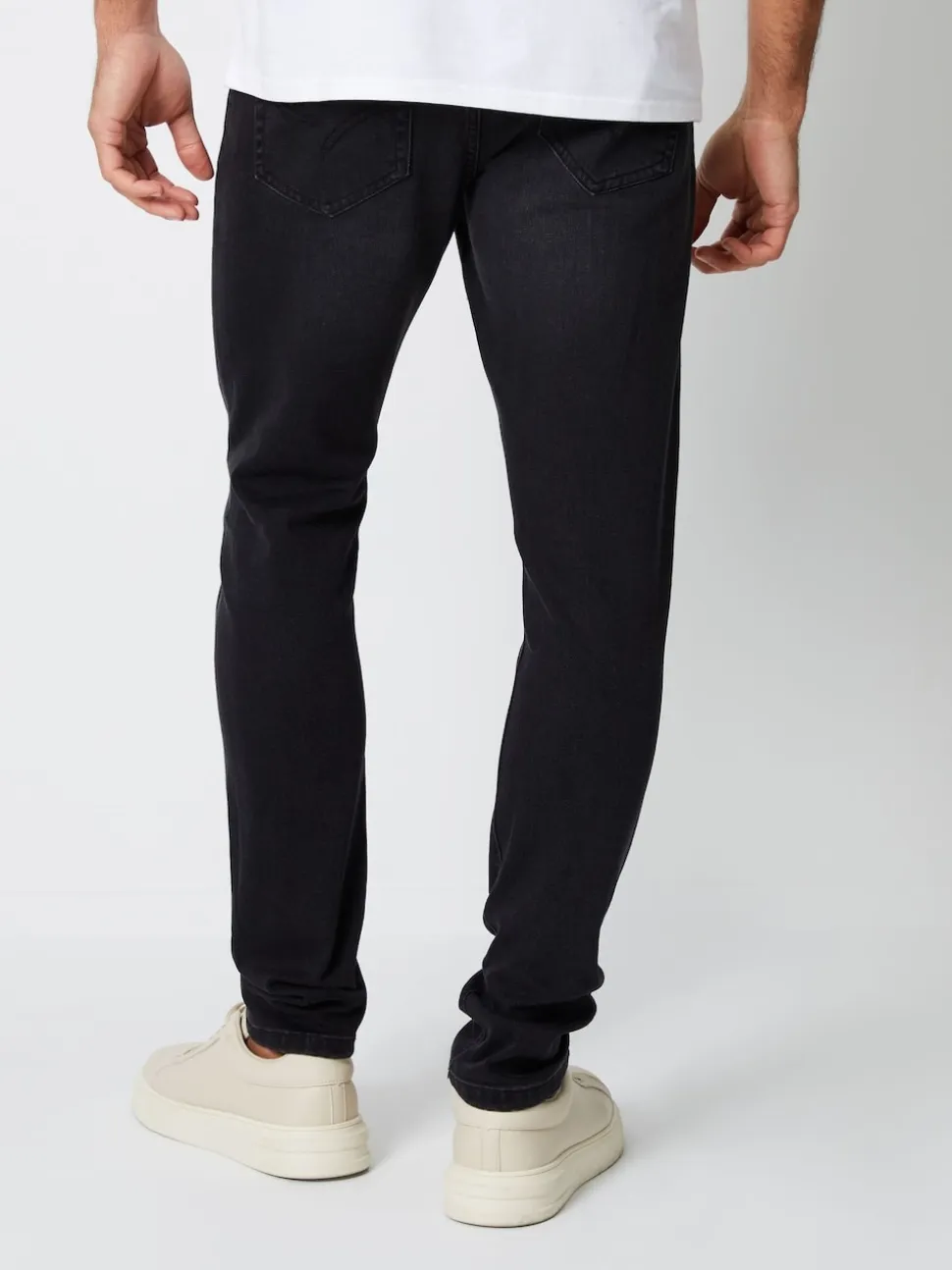 Threadbare Grey Wash Skinny Fit Jeans With Stretch